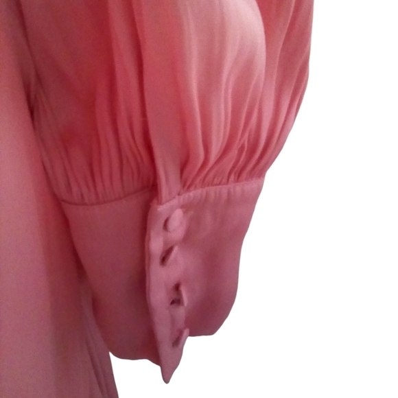 Moon River One Shoulder Cut Out Flirty Anthropologie MIDI Dress Medium - Picture 6 of 9